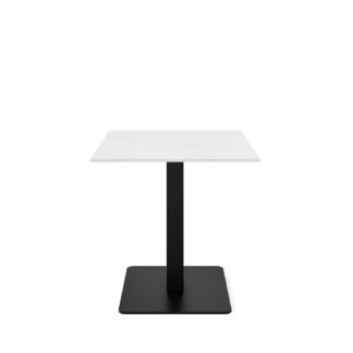 Mesa baja fija SAMIRA blanco/negro