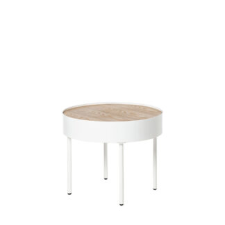 Mesa centro ANDREW roble/blanco