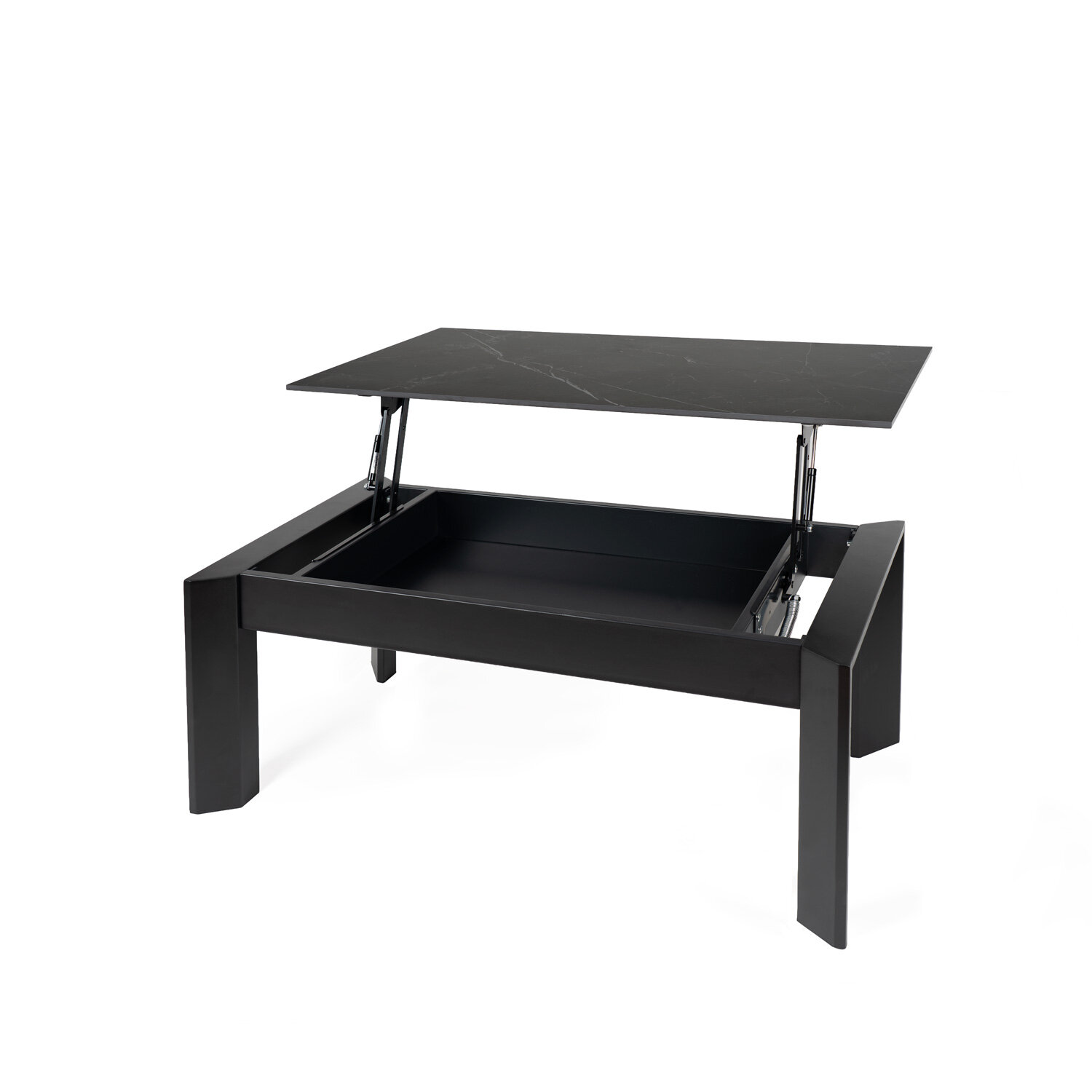 Mesa centro elevable OLIVER negro/negro - Image 2