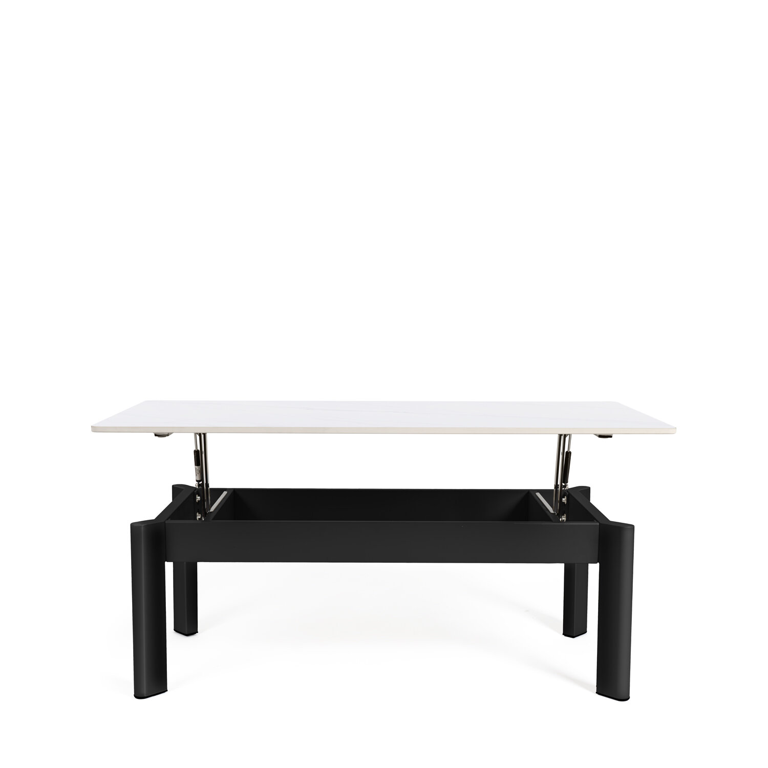 Mesa centro elevable ROLAND blanco/negro - Image 4