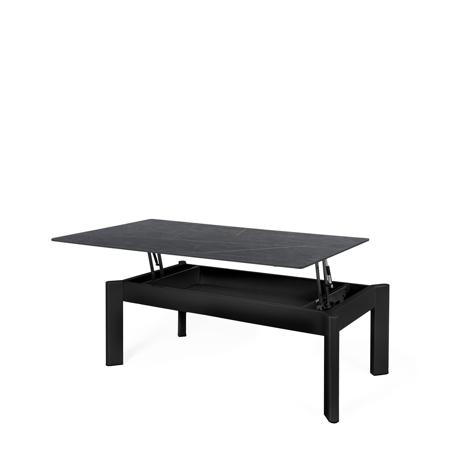 Mesa centro elevable ROLAND gris/negro - Image 2