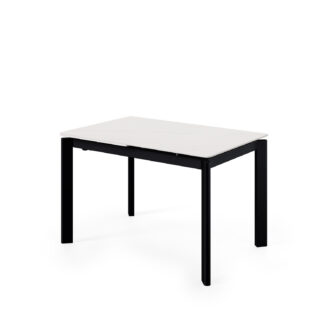 Mesa ext. CONSTANCE 120 blanco/negro