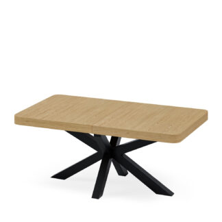 Mesa ext. GLADYS 140 roble/negro