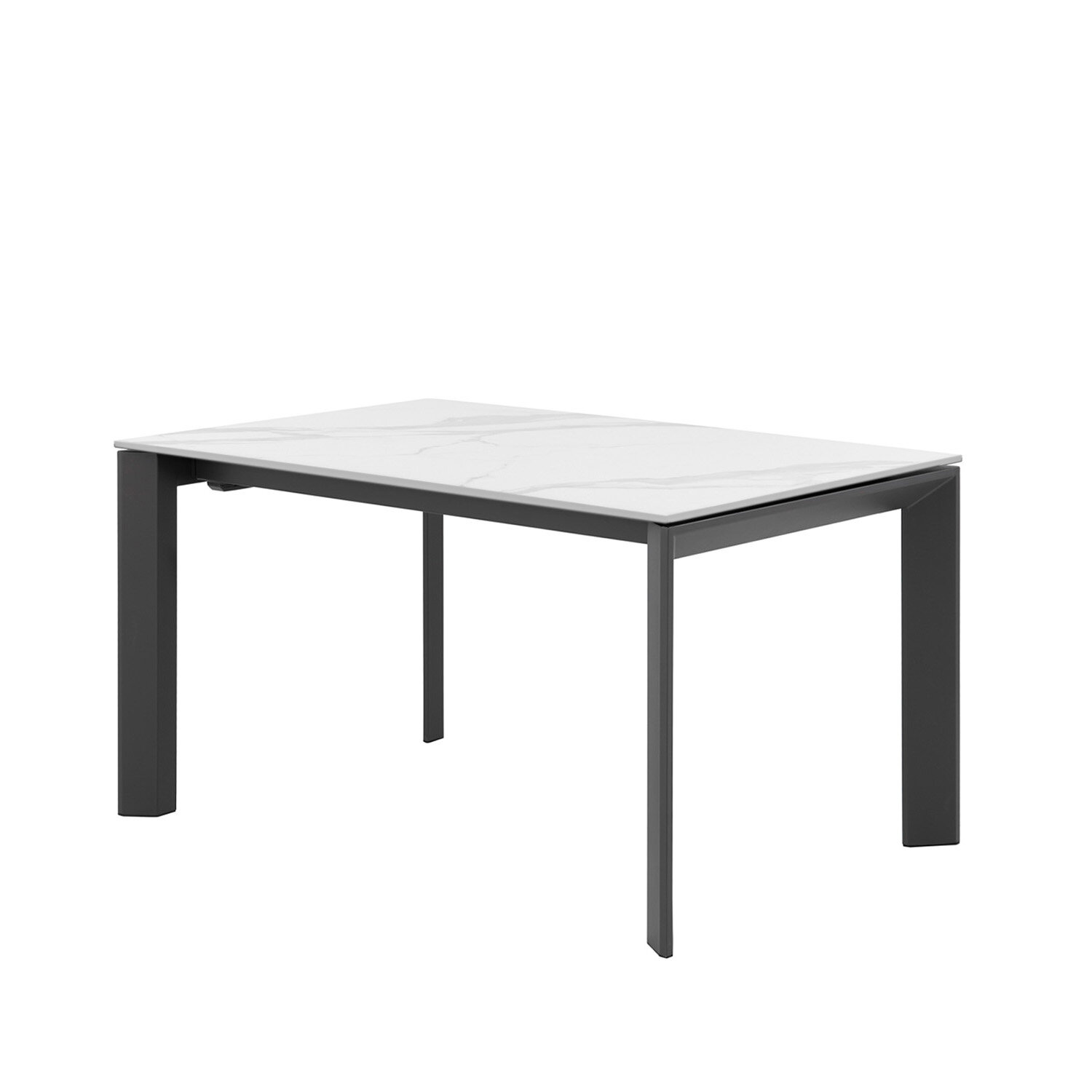 Mesa ext. LISA-2 140 blanco/negro