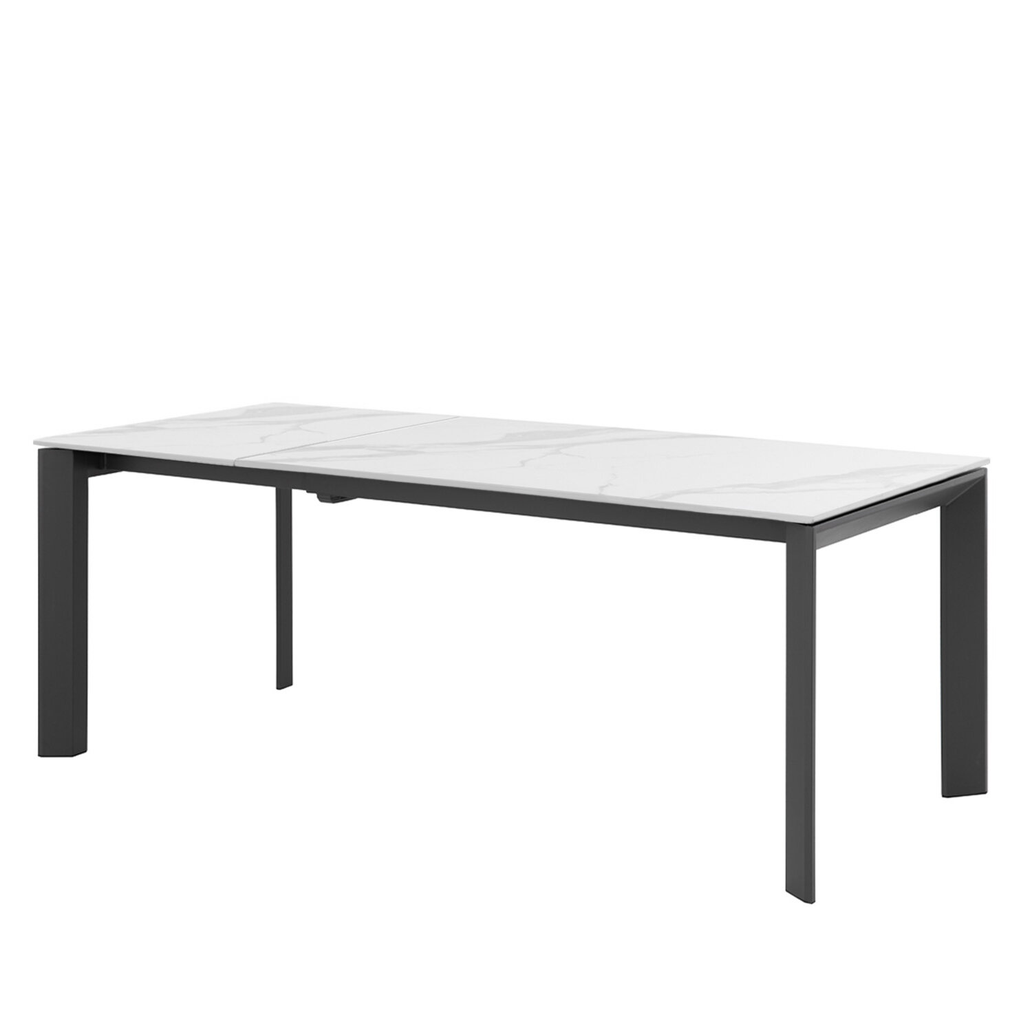 Mesa ext. LISA-2 140 blanco/negro - Image 2