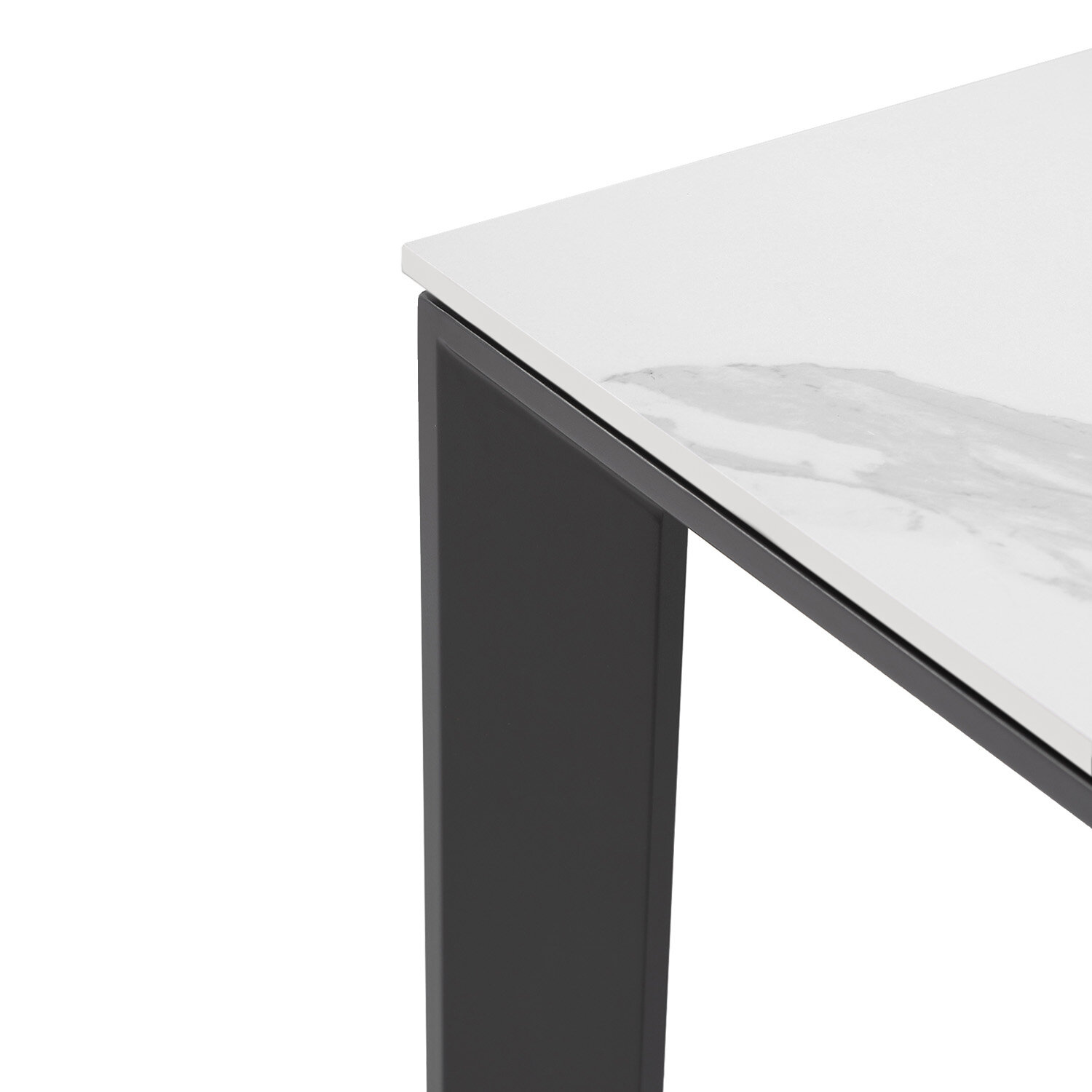 Mesa ext. LISA-2 140 blanco/negro - Image 3