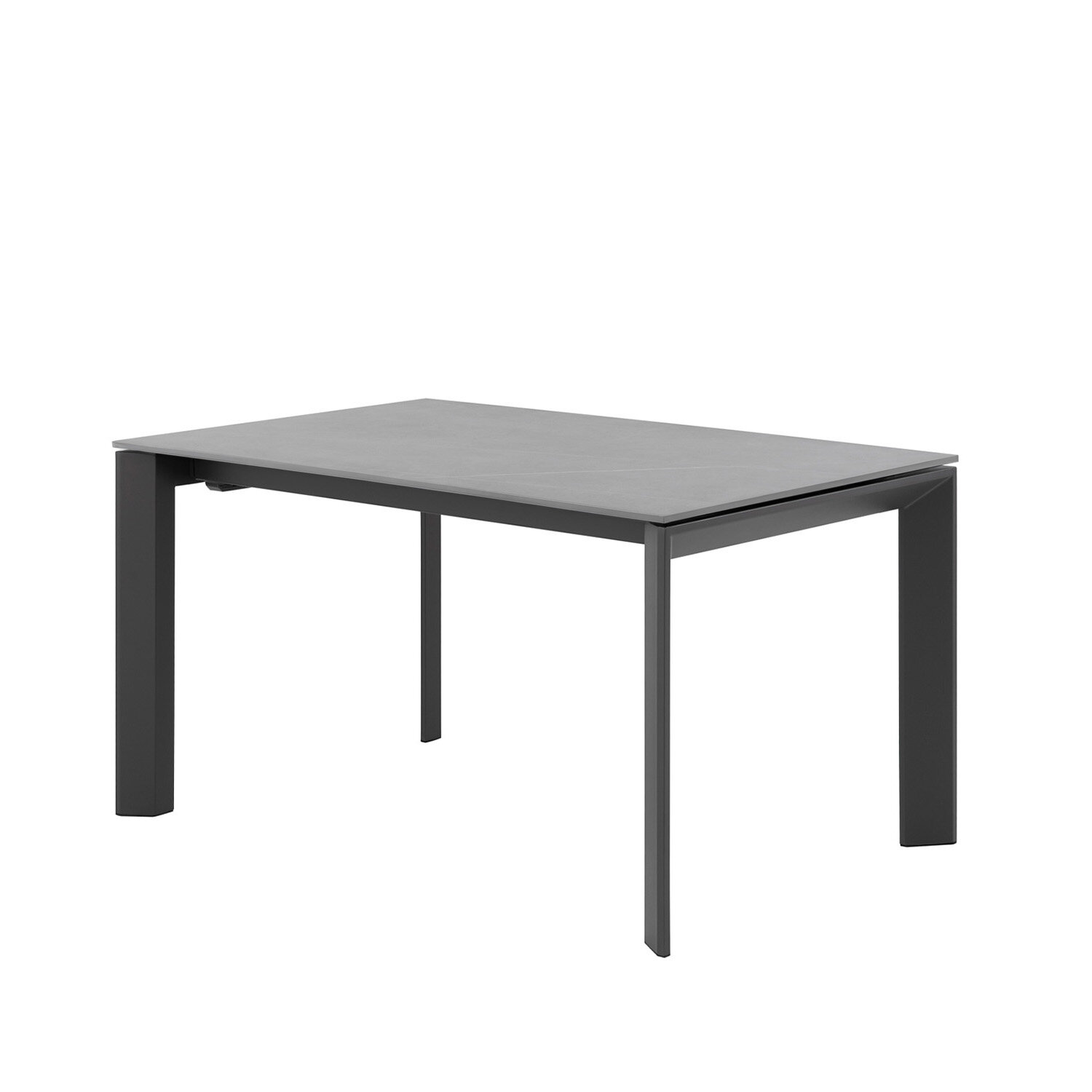 Mesa ext. LISA-2 140 gris/negro