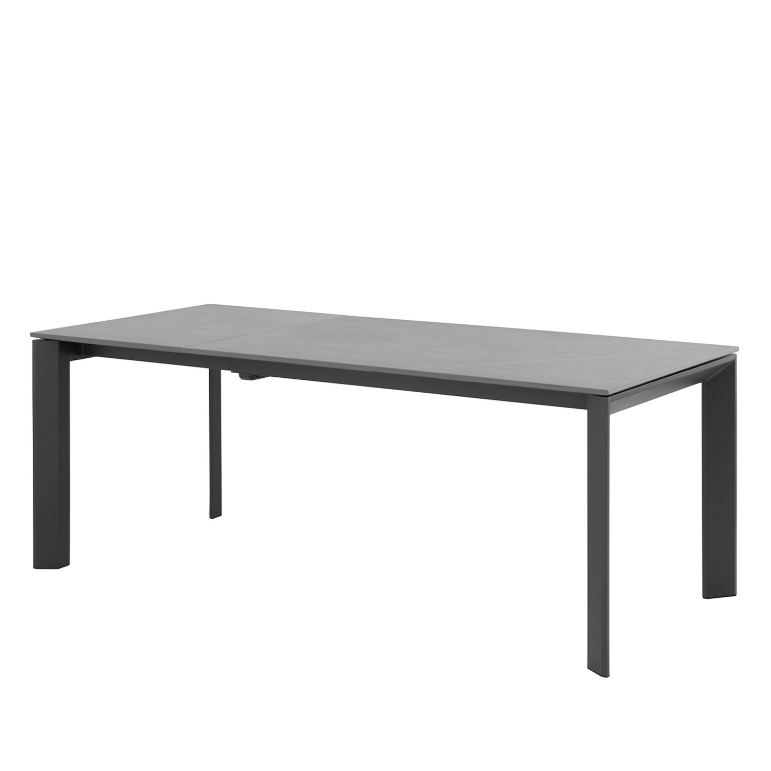 Mesa ext. LISA-2 140 gris/negro - Image 2