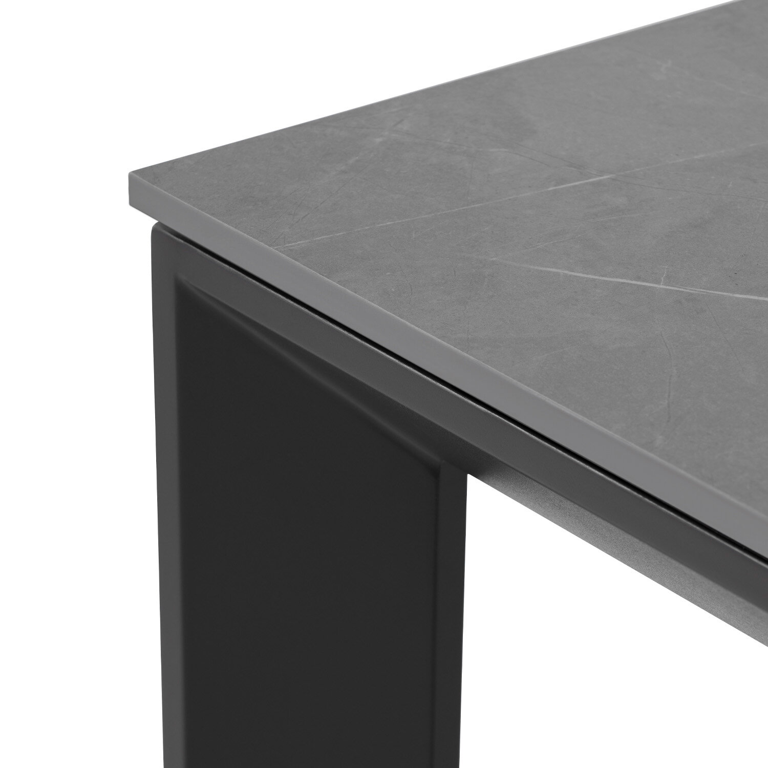 Mesa ext. LISA-2 140 gris/negro - Image 3