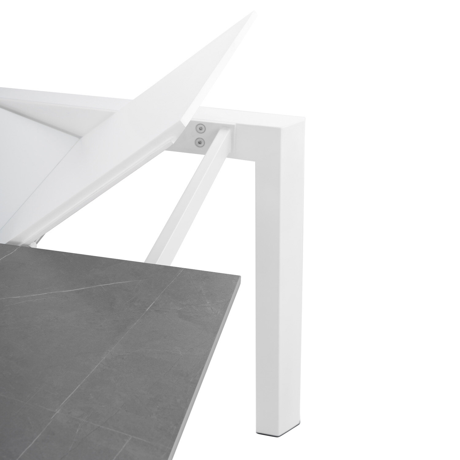 Mesa ext. TAMARA 160 gris/blanco - Image 4