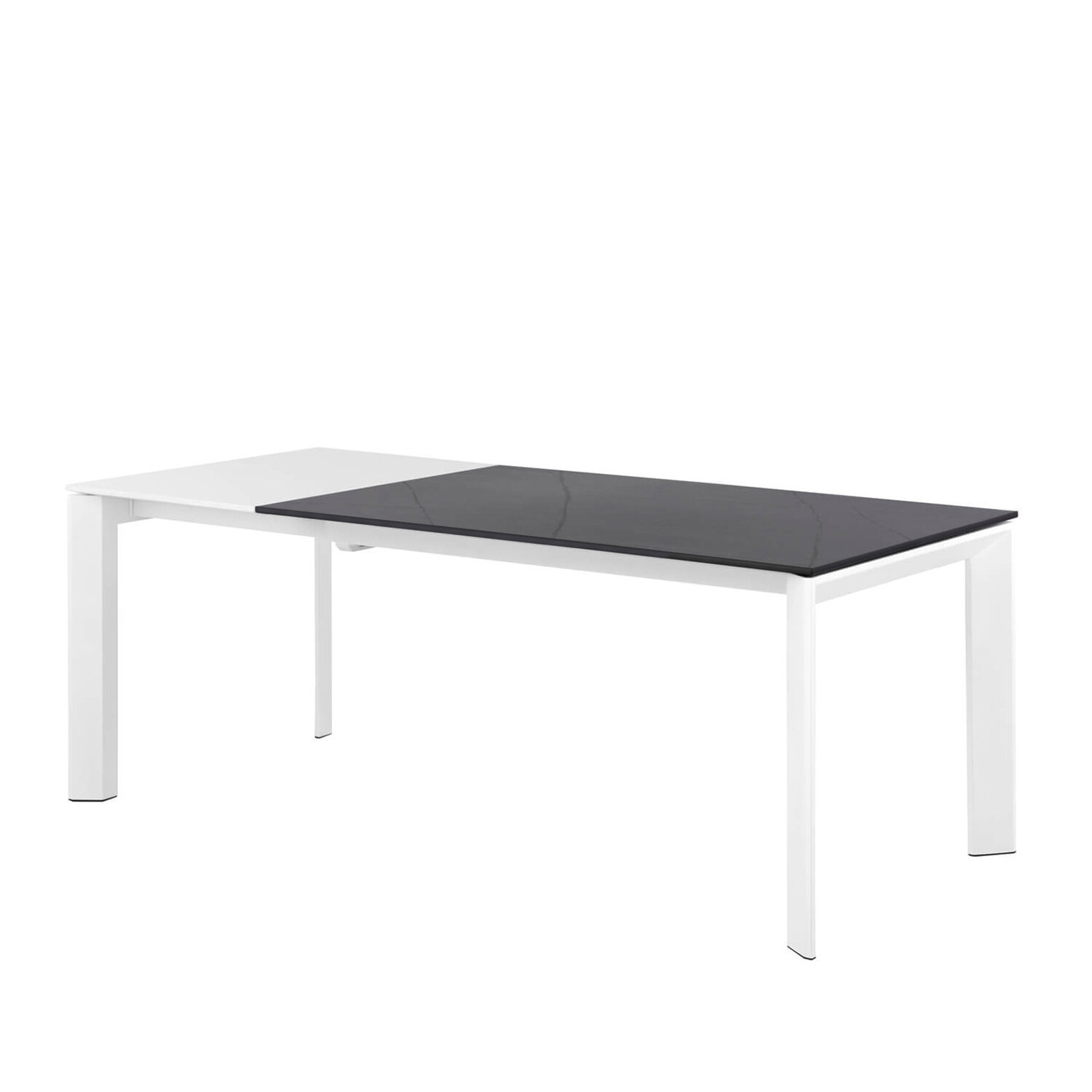 Mesa ext. TAMARA 160 negro/blanco - Image 2