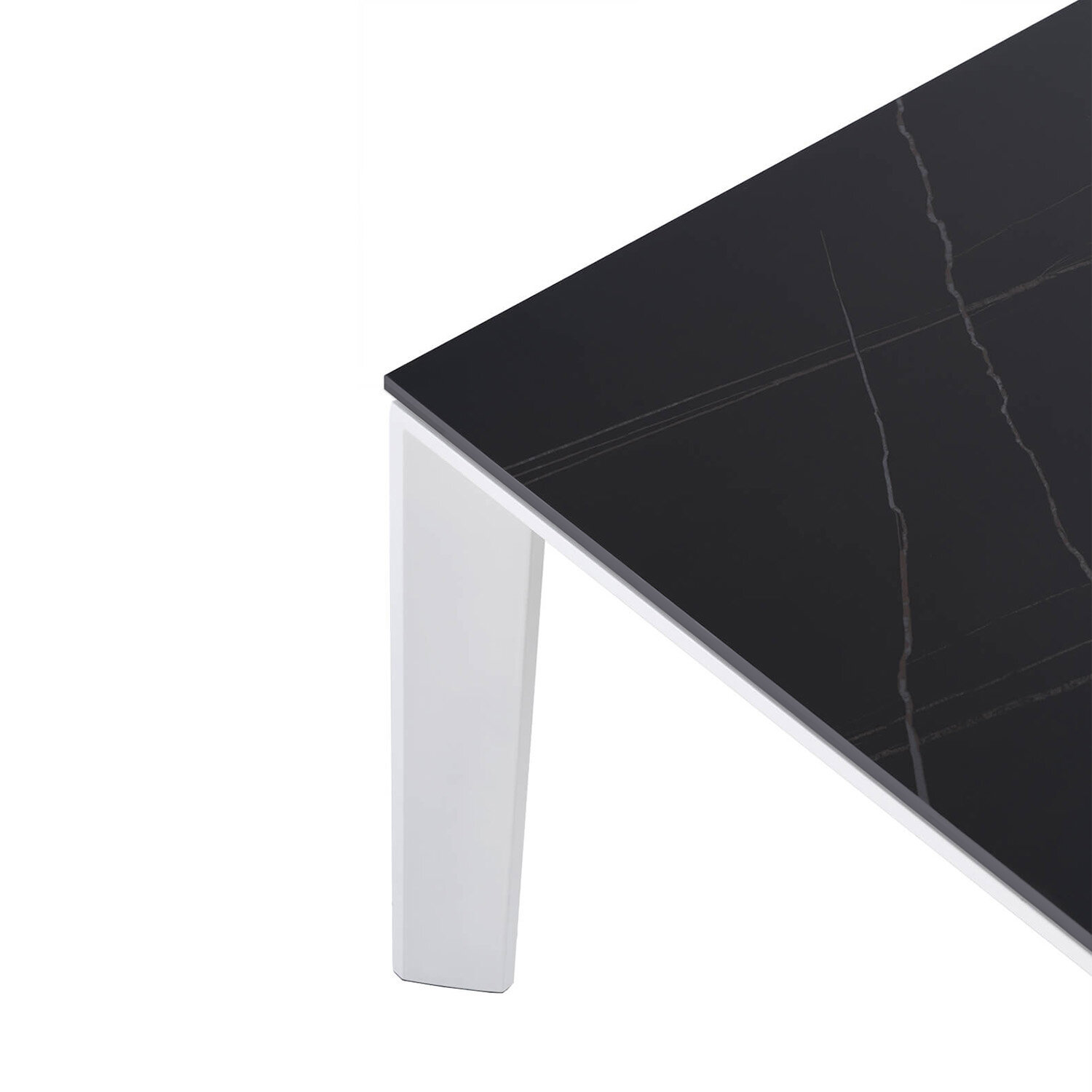 Mesa ext. TAMARA 160 negro/blanco - Image 3