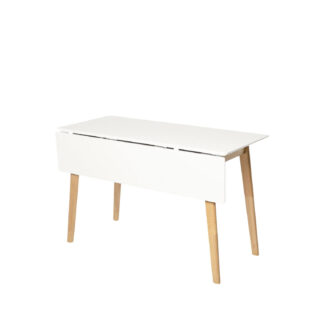 Mesa abatible TORI blanco/roble