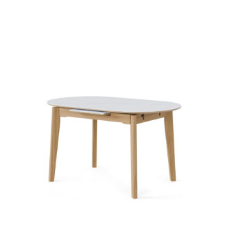 Mesa ext. VELMA 140 blanco/roble