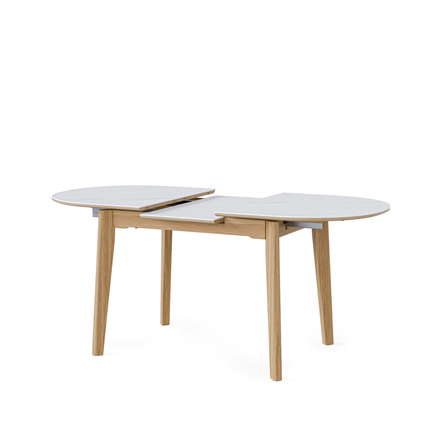 Mesa ext. VELMA 140 blanco/roble - Image 2