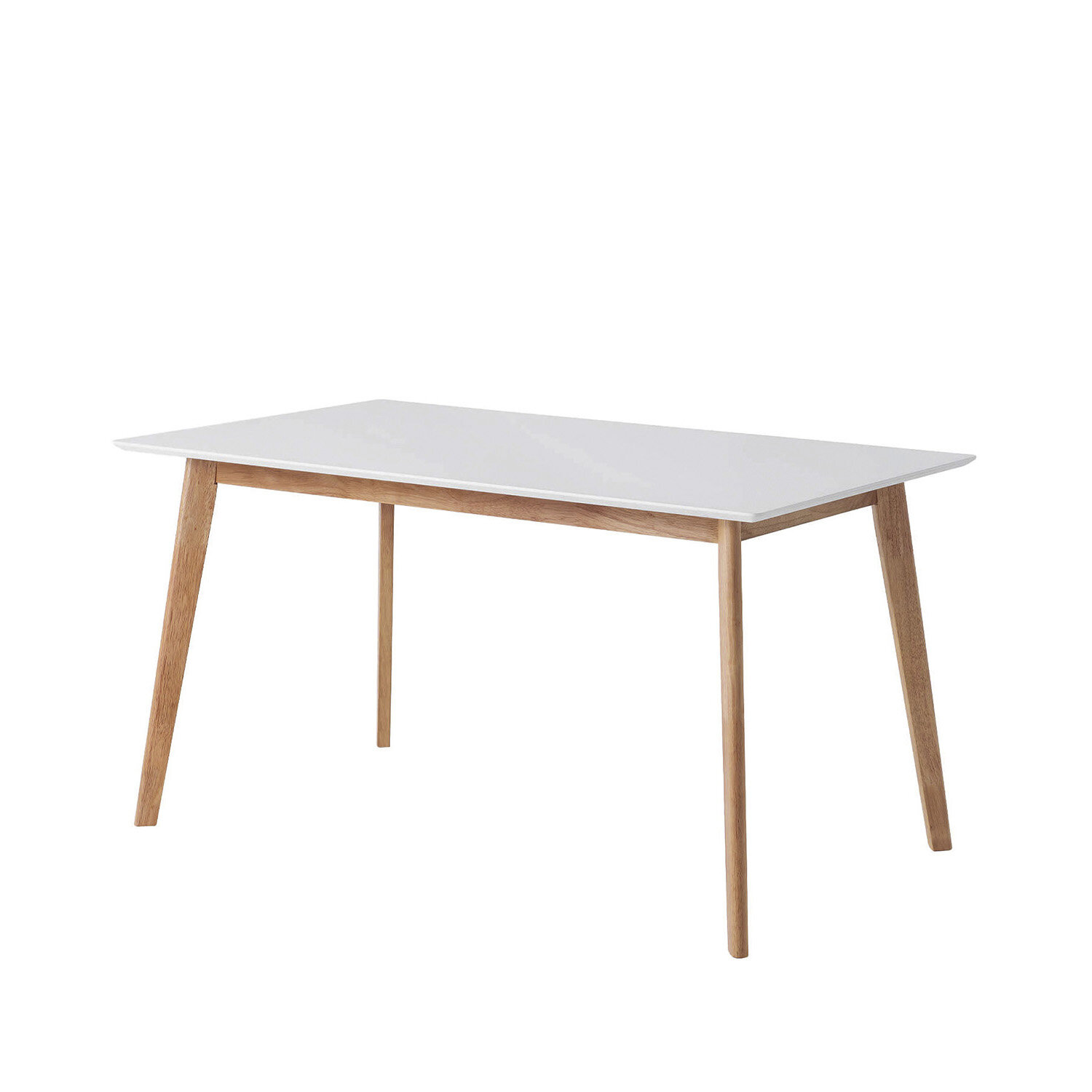 Mesa fija ALICE 120 blanco/roble