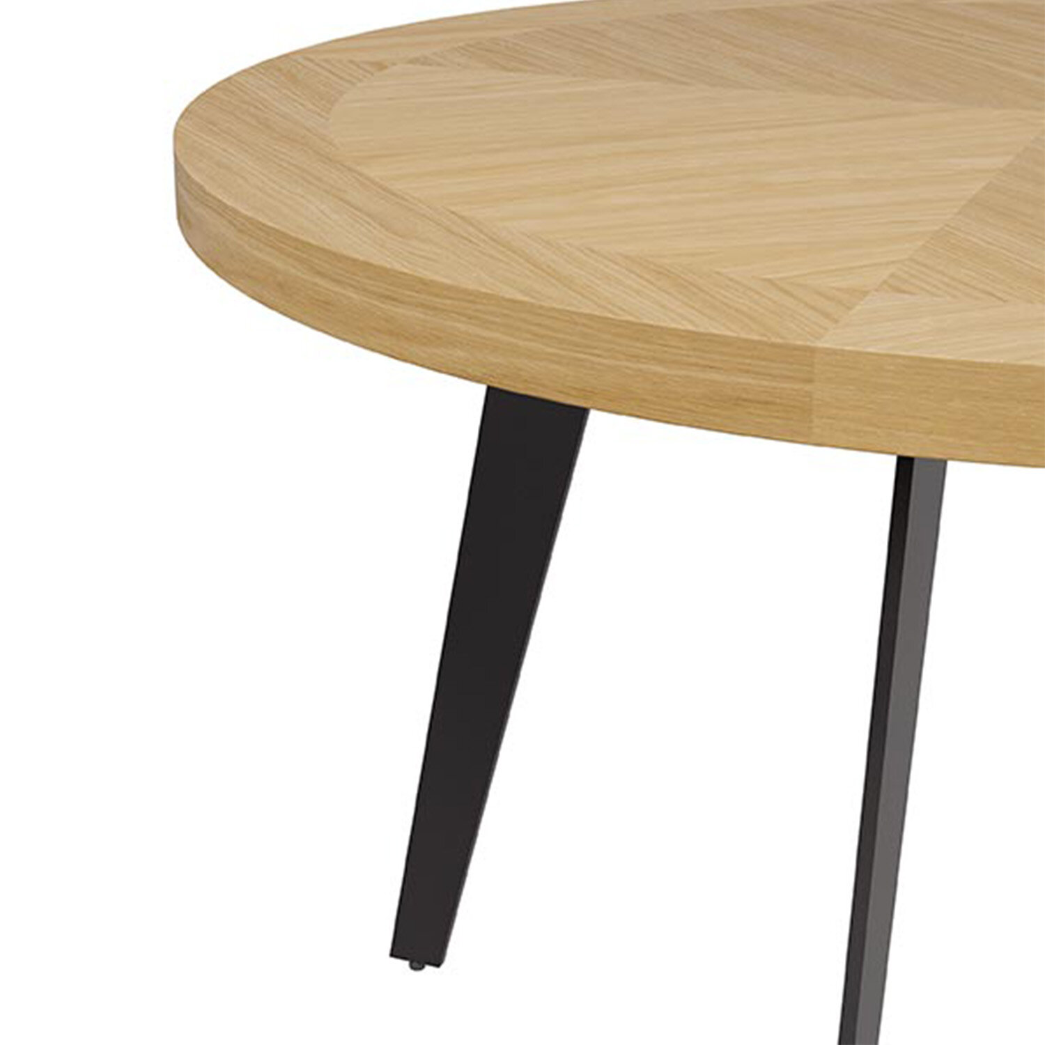 Mesa fija AMANDA 100 roble/negro - Image 4