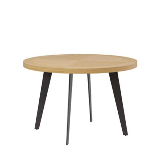 Mesa fija AMANDA 120 roble/negro