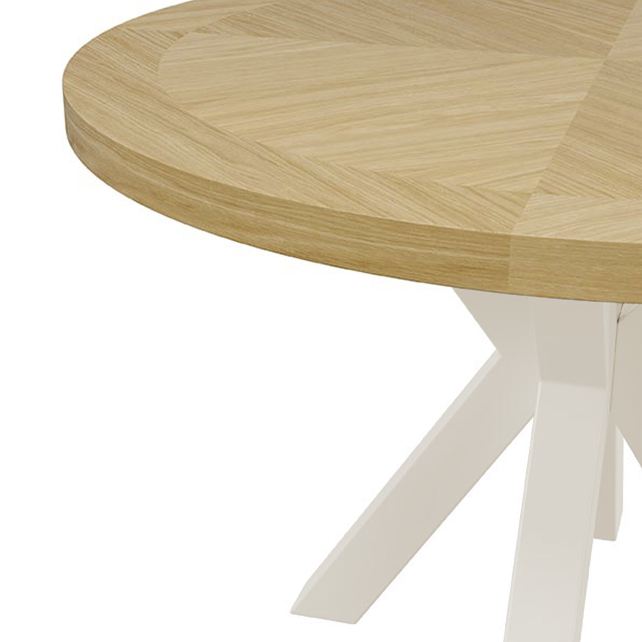 Mesa fija BEVERLY 120 roble/beige - Image 4