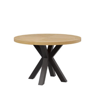 Mesa fija BEVERLY 120 roble/negro