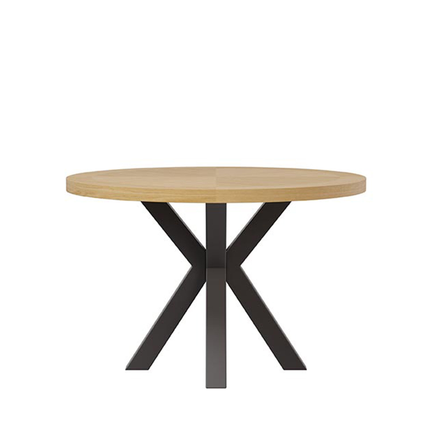 Mesa fija BEVERLY 120 roble/negro - Image 2