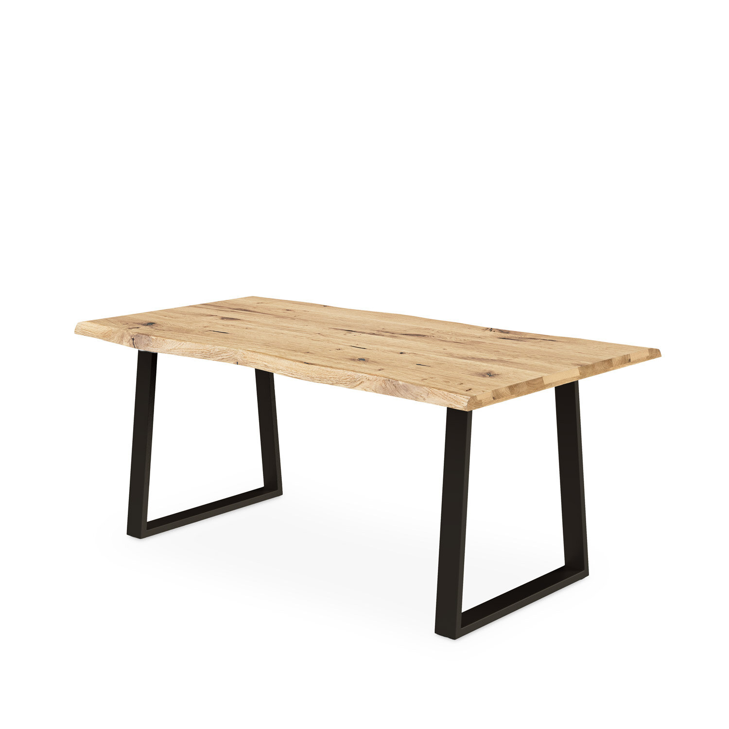 Mesa fija CAROLE 220 roble/negro