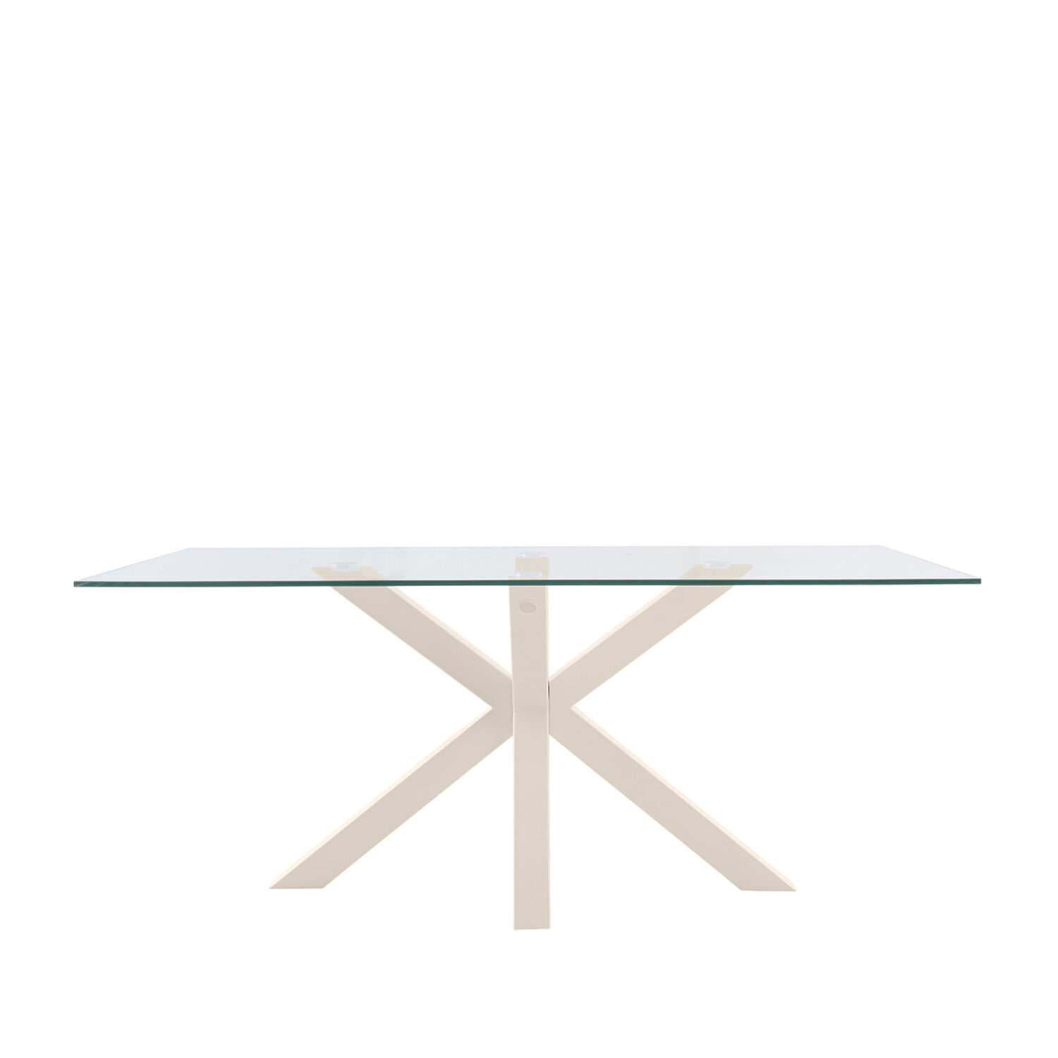 Mesa fija DEMI 160 cristal/beige - Image 2