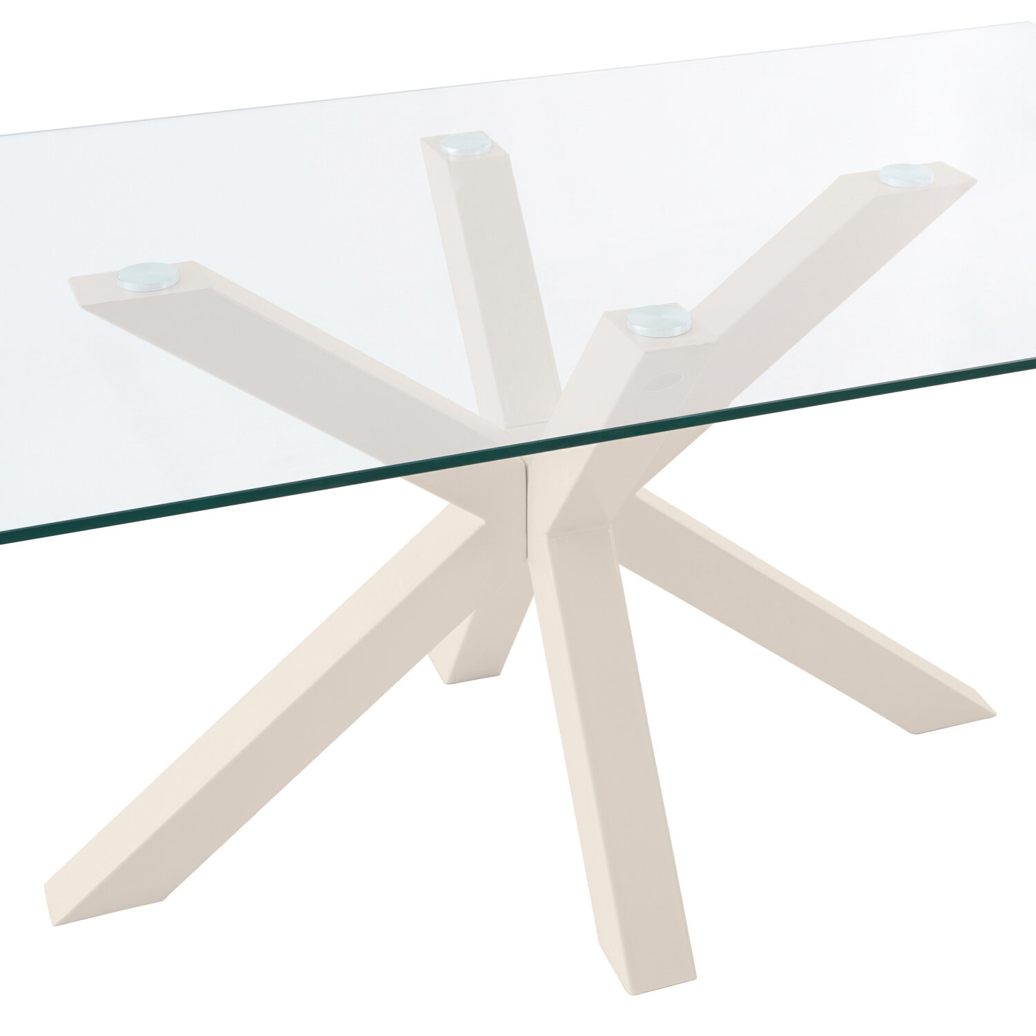 Mesa fija DEMI 160 cristal/beige - Image 3