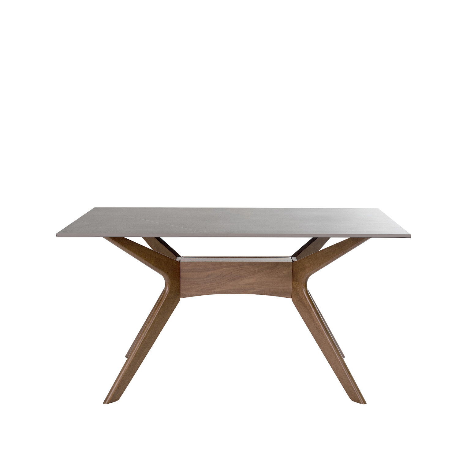 Mesa fija ELOISE 140 gris/nogal - Image 2