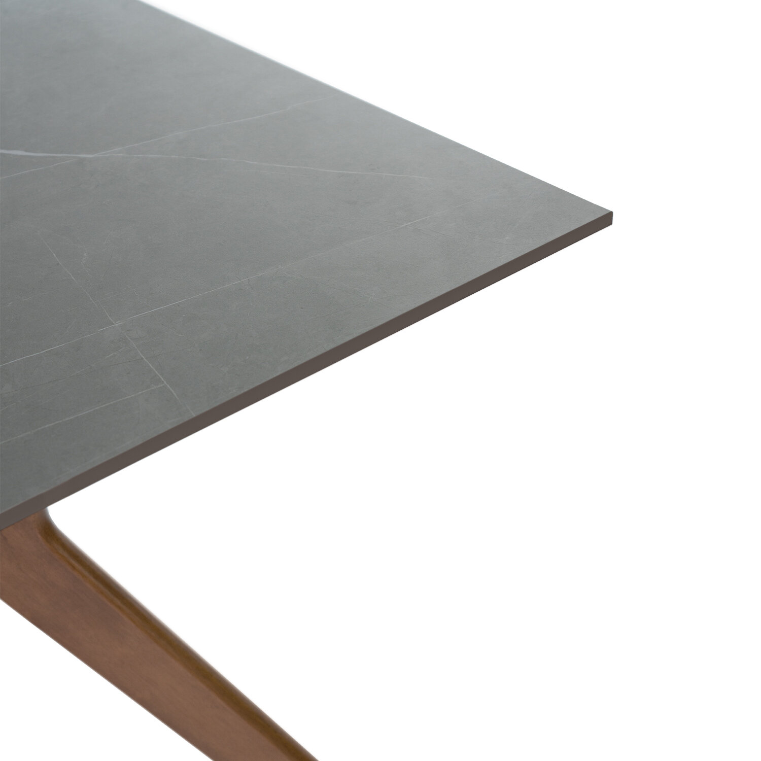 Mesa fija ELOISE 140 gris/nogal - Image 5