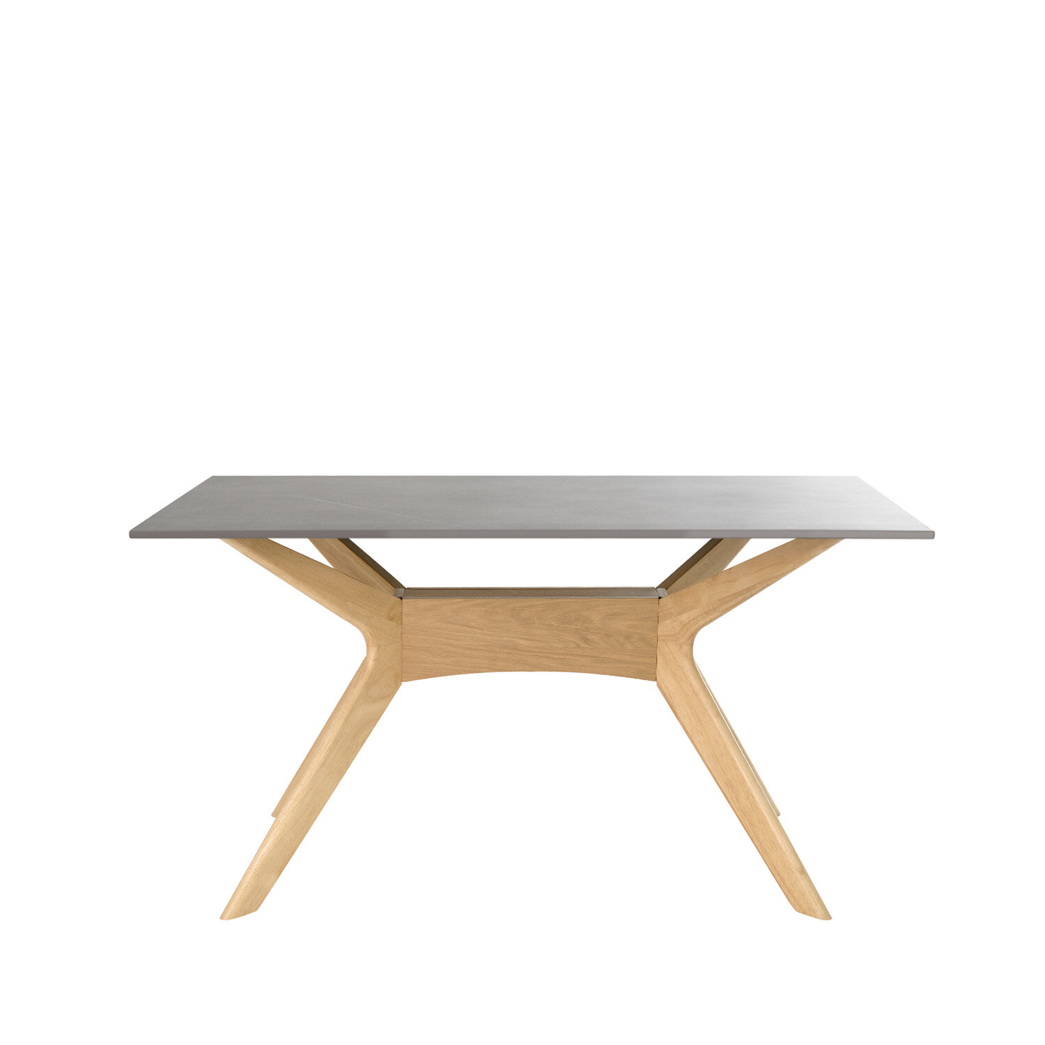 Mesa fija ELOISE 140 gris/roble - Image 2
