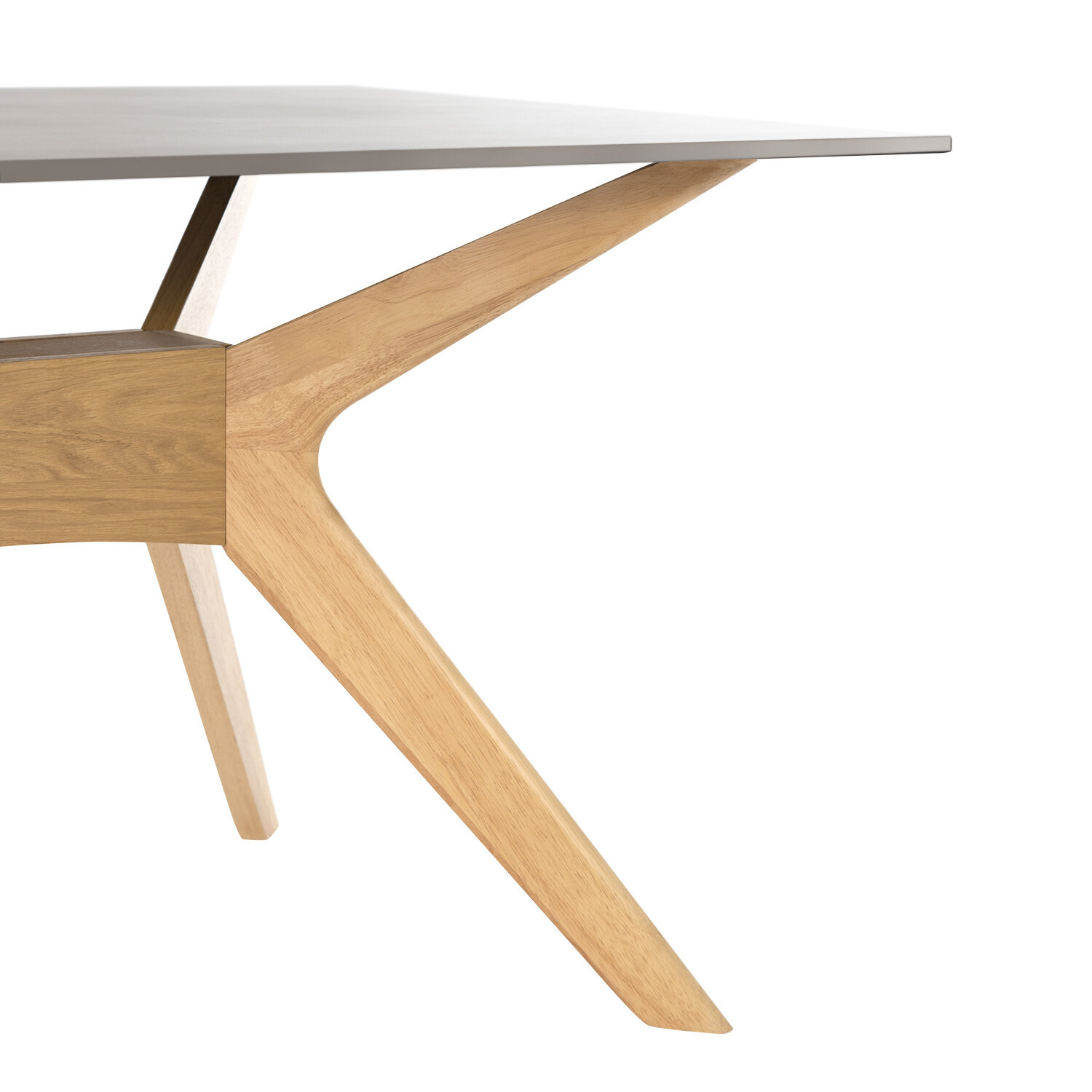 Mesa fija ELOISE 140 gris/roble - Image 4