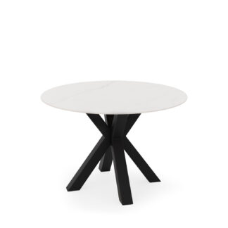 Mesa fija FIORELLA 100 blanco/negro