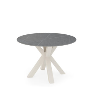 Mesa fija FIORELLA 100 gris/beige