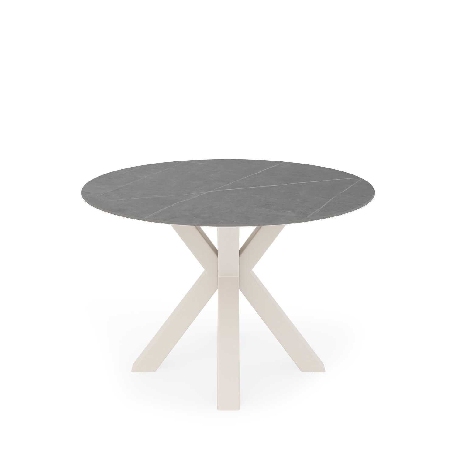 Mesa fija FIORELLA 100 gris/beige - Image 2