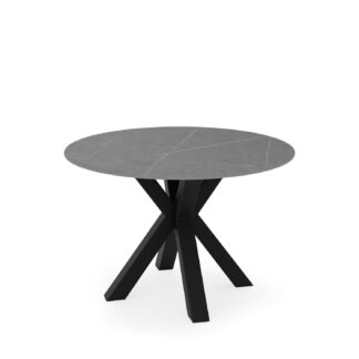 Mesa fija FIORELLA 100 gris/negro