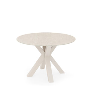 Mesa fija FIORELLA 100 travertino/beige
