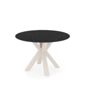 Mesa fija FIORELLA 120 negro/beige