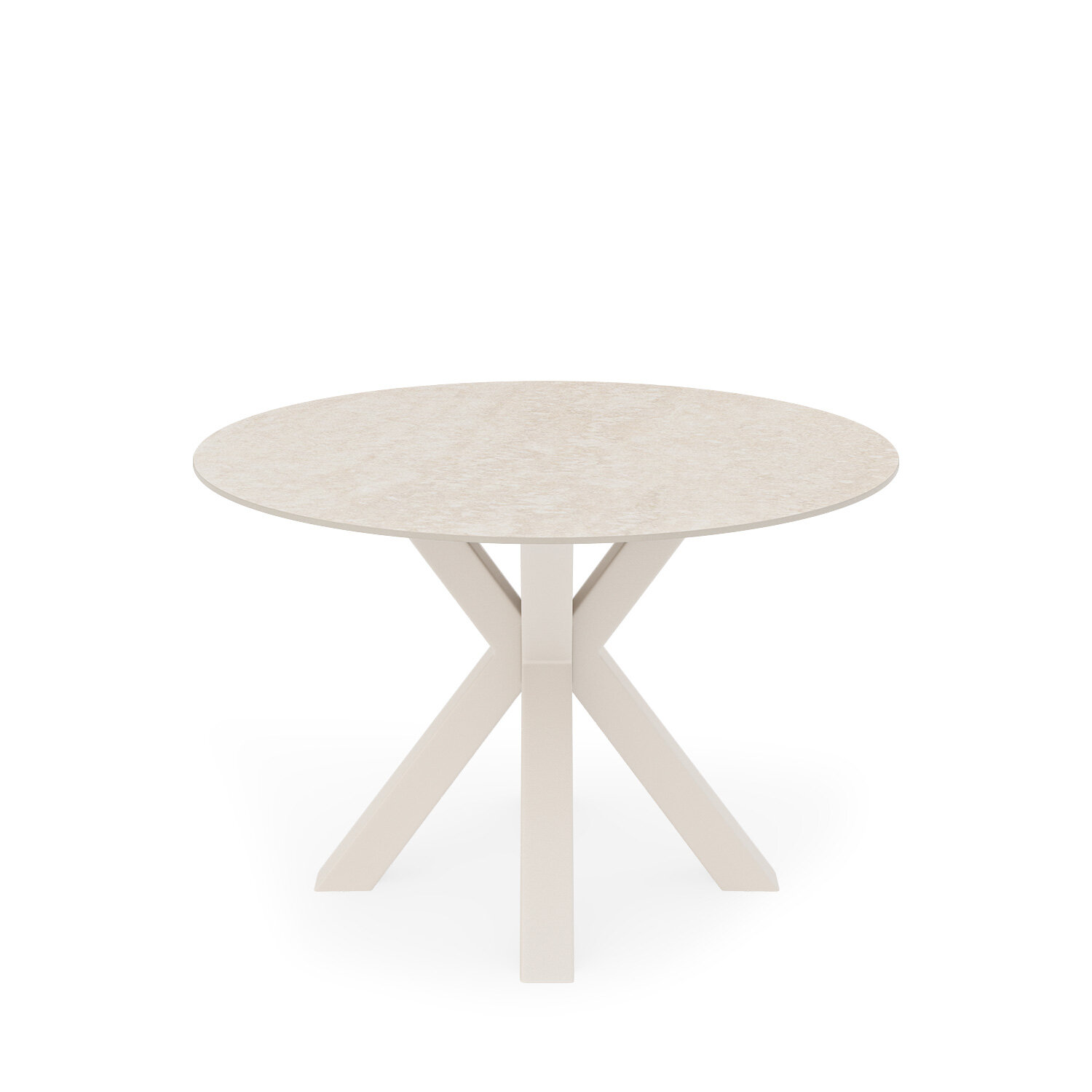 Mesa fija FIORELLA 120 travertino/beige - Image 2