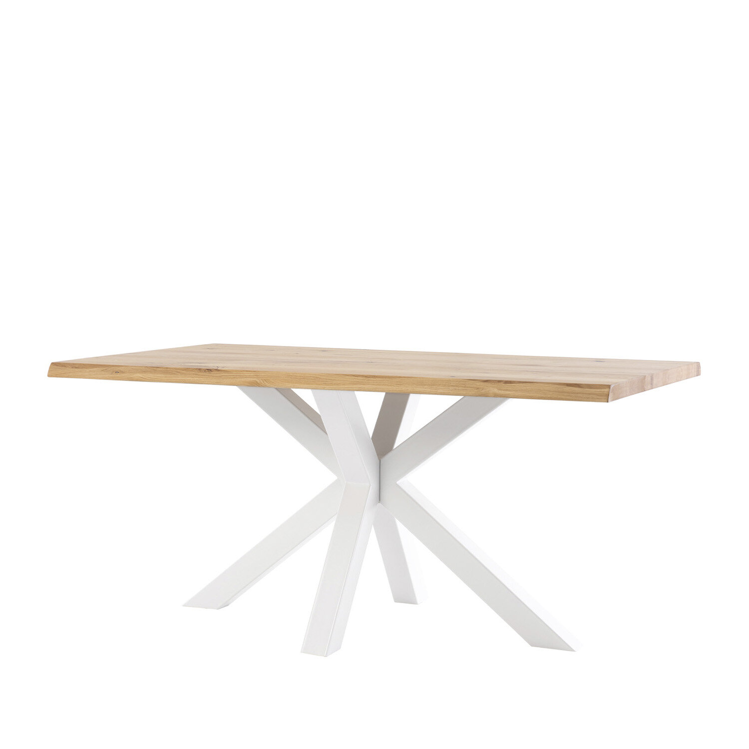 Mesa fija GRACE 160 roble/blanco