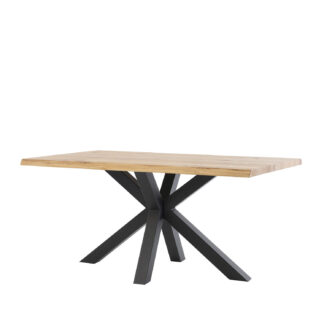 Mesa fija GRACE 200 roble/negro