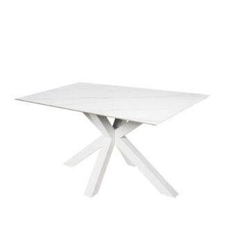 Mesa fija JOYCE 140 blanco/blanco