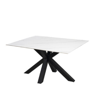 Mesa fija JOYCE 140 blanco/negro
