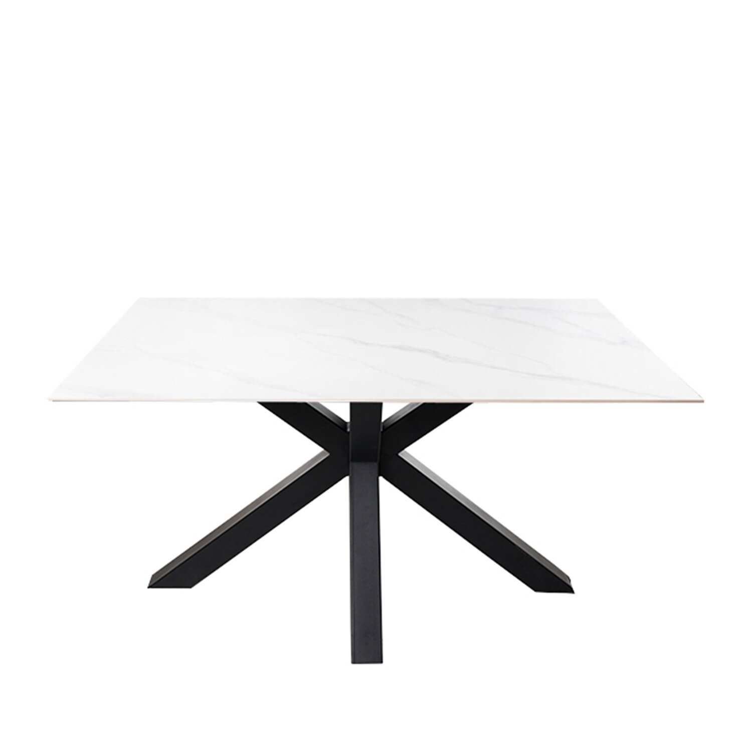 Mesa fija JOYCE 140 blanco/negro - Image 2