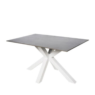 Mesa fija JOYCE 140 gris/blanco