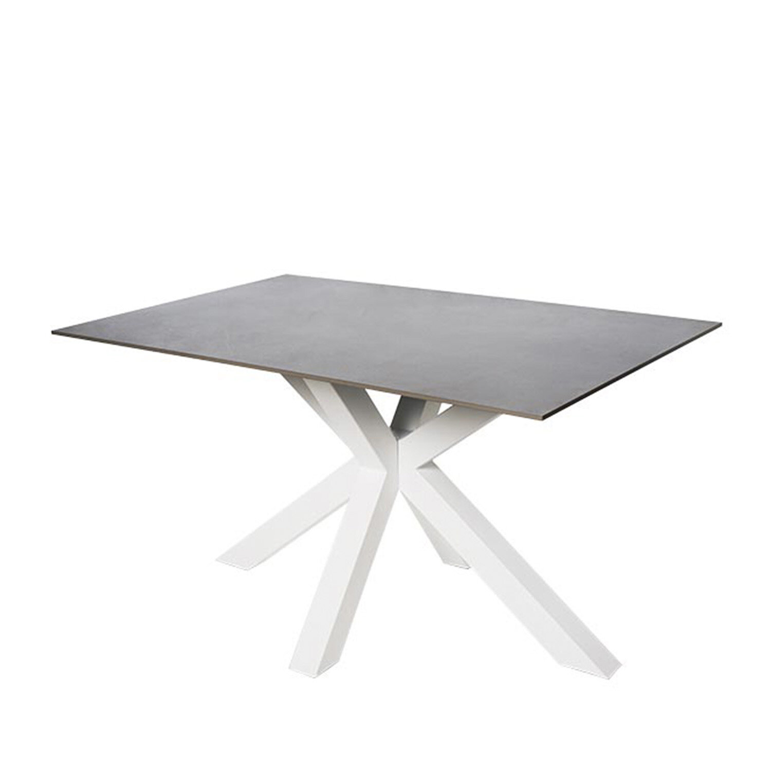 Mesa fija JOYCE 140 gris/blanco