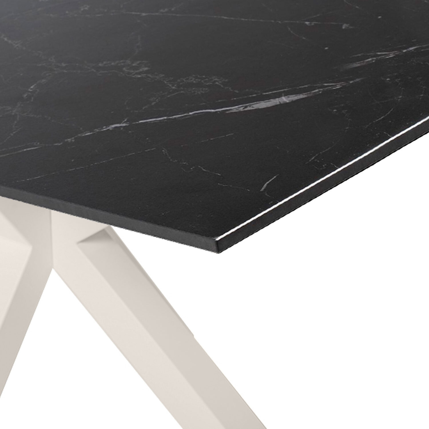 Mesa fija JOYCE 140 negro/beige - Image 3