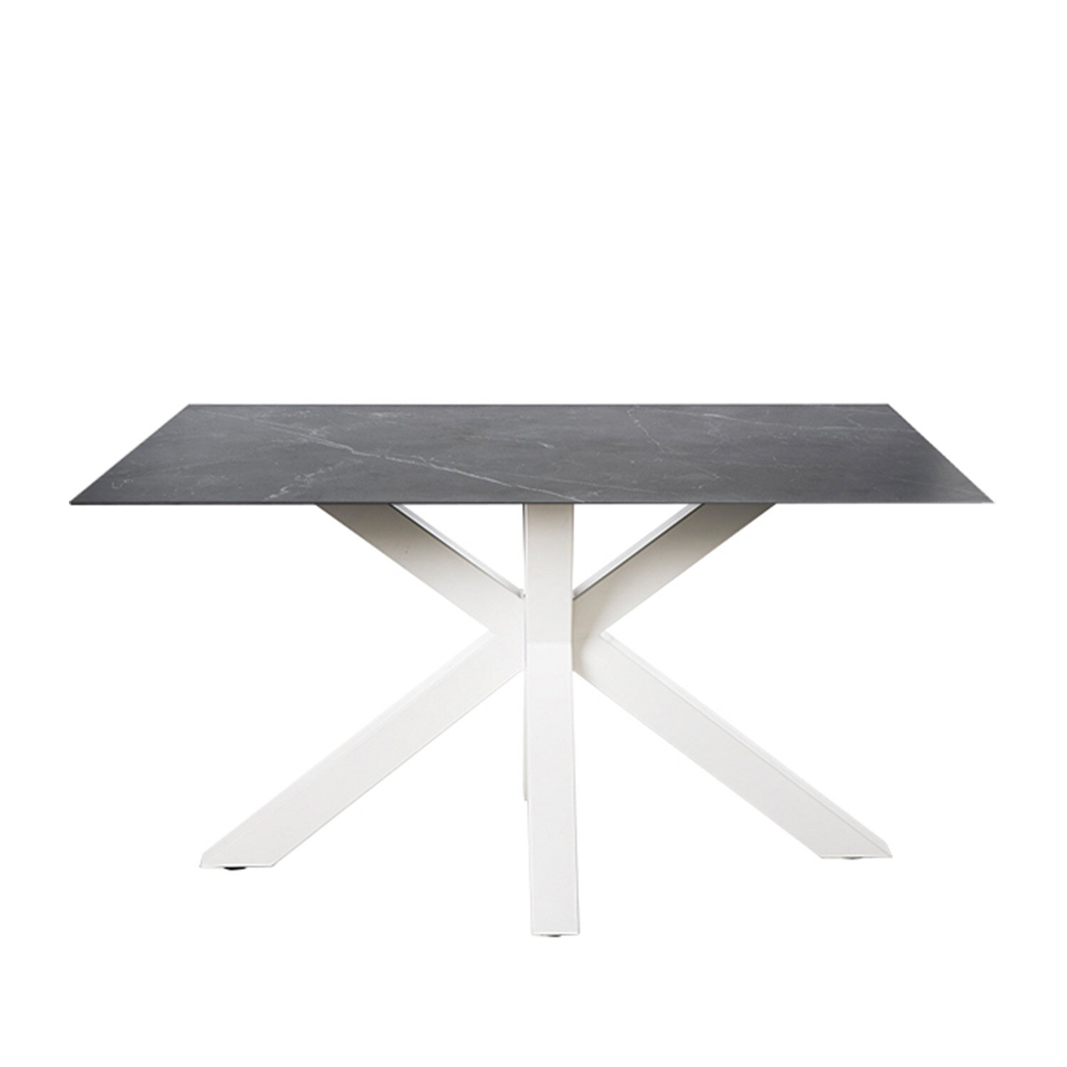Mesa fija JOYCE 140 negro/blanco - Image 4