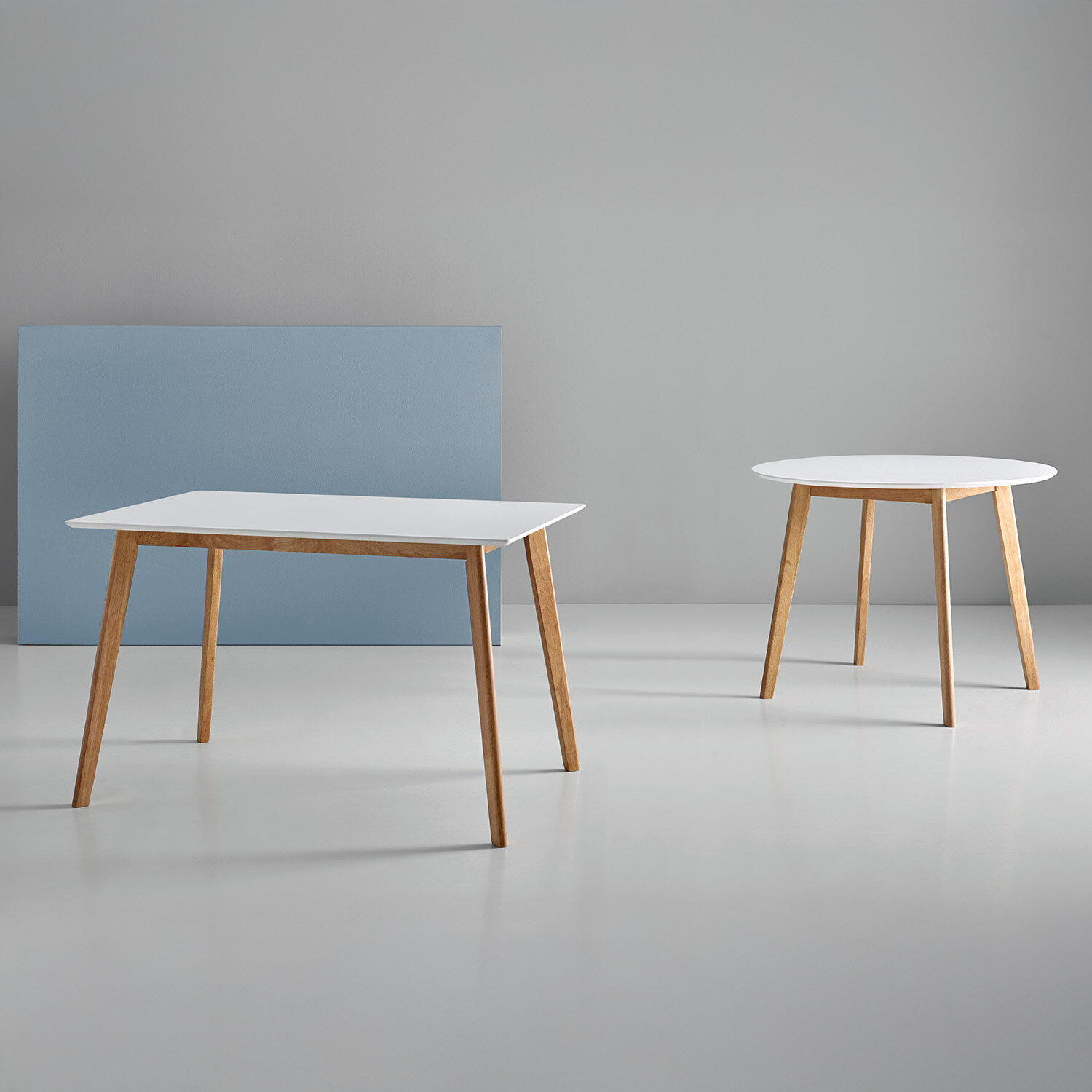 Mesa fija MONNA 100 blanco/roble - Image 4