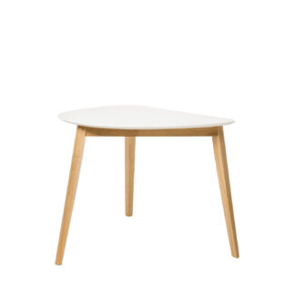Mesa fija MORGAN blanco/roble